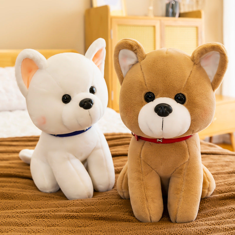 Cute Puppy Plush Doll Cartoon Pomeranian Dog Doll Girl Creative Pillow Toy Room Decoration