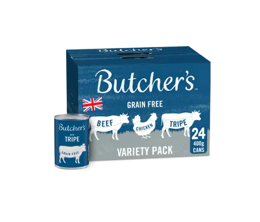 Butcher's Variety Pack Wet Dog Food Tins 24 x 400g (Pack of 1)