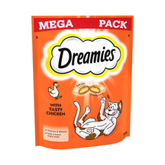 Dreamies Cat Treat Biscuits with Chicken Mega Pack 200g (Pack of 6)