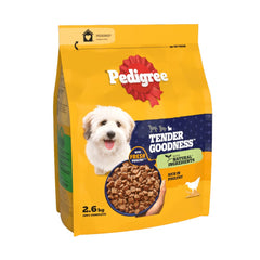 PEDIGREE TENDER GOODNESS Dry Adult Small Dog Poultry 2.6kg (Pack of 3)