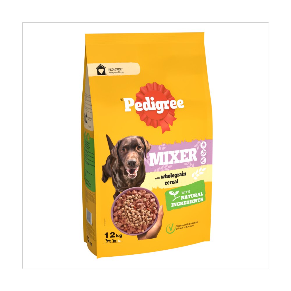 Pedigree Dry Mixer Adult Dog 12kg (Pack of 1)