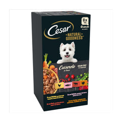 Cesar Natural Goodness Grain Free Adult Dog Food Mix Casserole Tray 8 x 100g  (Pack of 3)