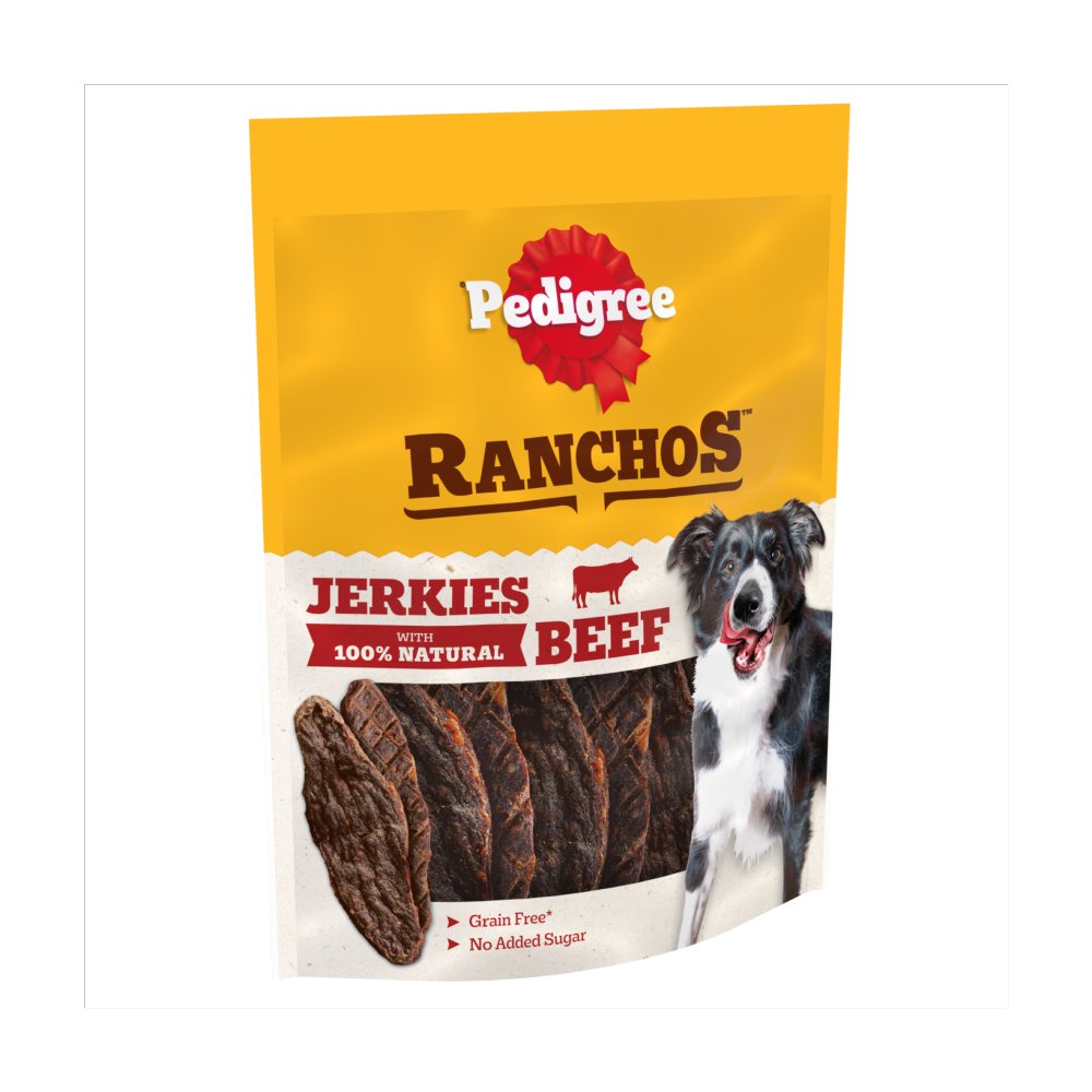 Pedigree Ranchos Originals Jerkies Dog Chew Treat Beef Flavour 7 x 70g (Pack of 7)