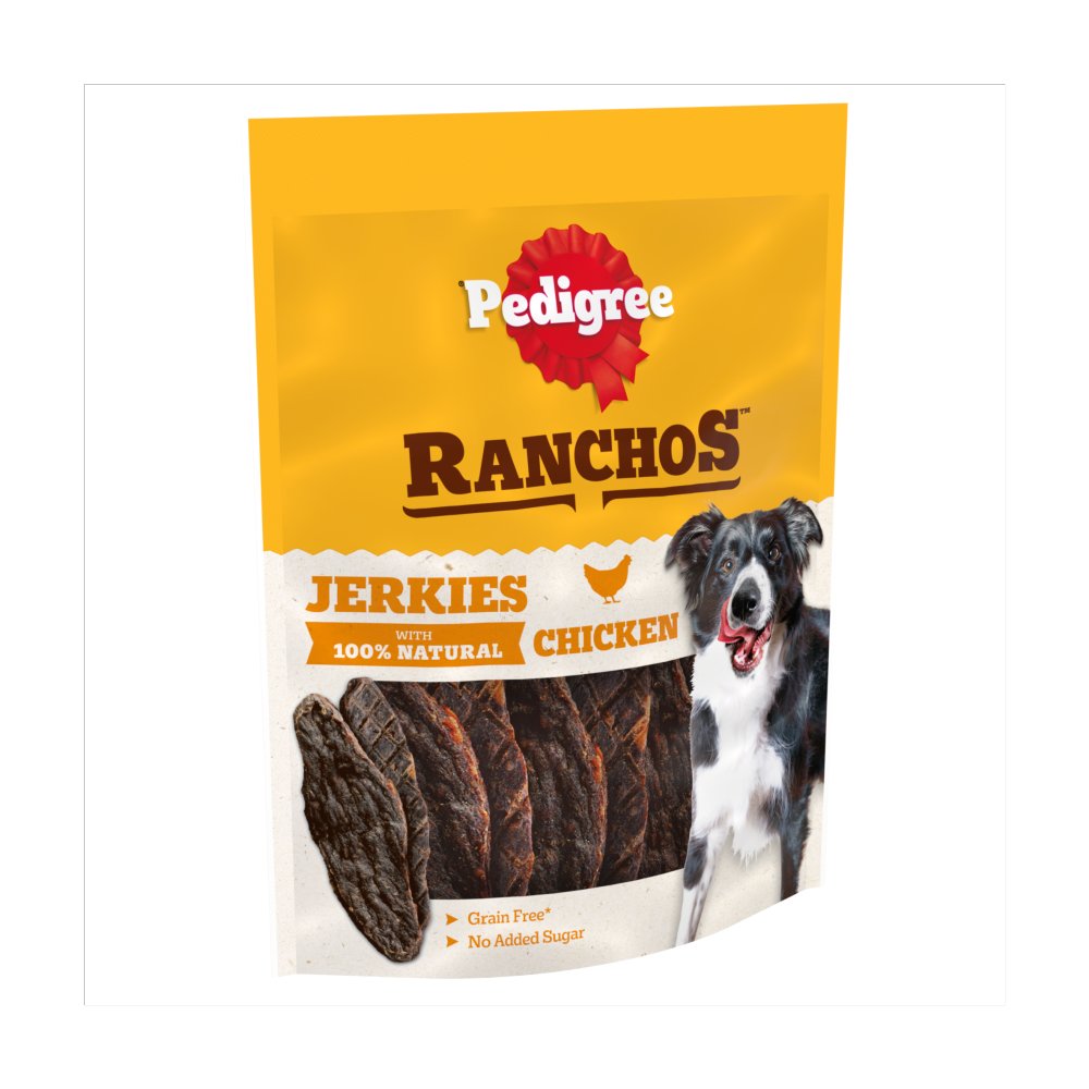 Pedigree Ranchos Originals Jerkies Dog Chew Treat Chicken Flavour 7 x 70g (Pack of 7)