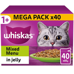 Whiskas Kitten Mixed Menu Food in Jelly 12 x 85g (Pack of 1) - Hungry Tails