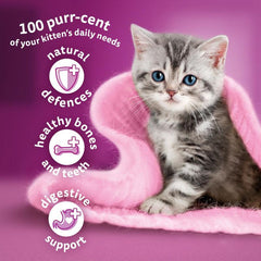 Whiskas Kitten Chicken Dry Cat Food 1.9kg(Pack of 4) - Hungry Tails