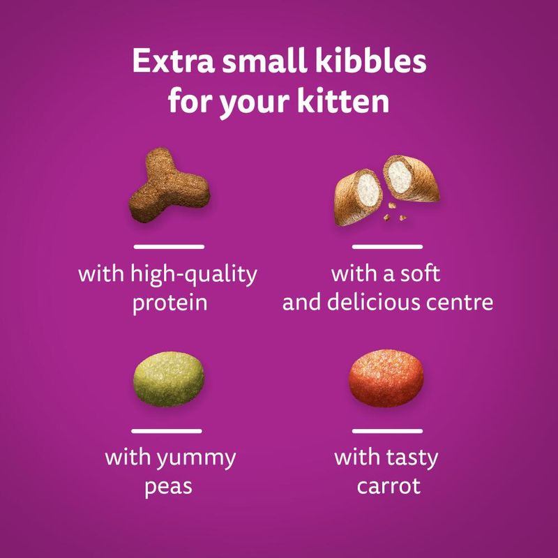Whiskas Kitten Chicken Dry Cat Food 1.9kg(Pack of 4) - Hungry Tails