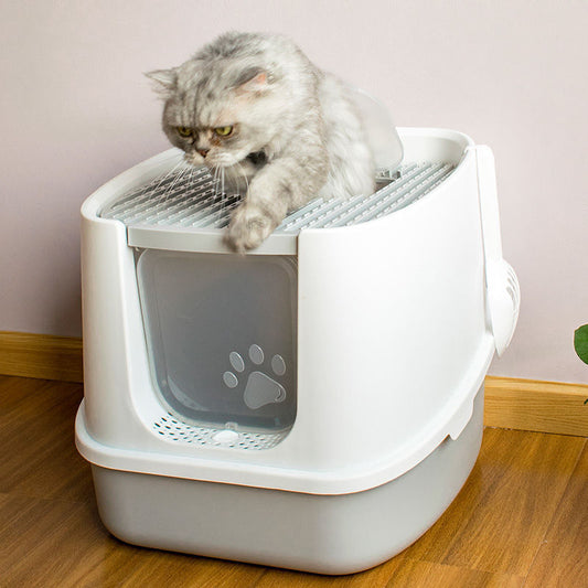 MG Enterprise Cat Litter Box Easy Clean Excrement Splash Proof for Garden