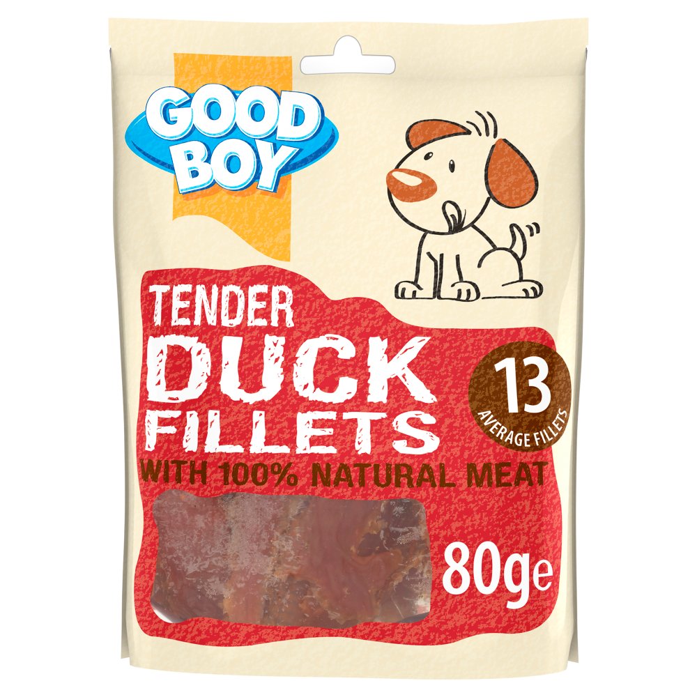 Good Boy Pawsley & Co. Tender Duck Fillets 80g (Pack of 10)