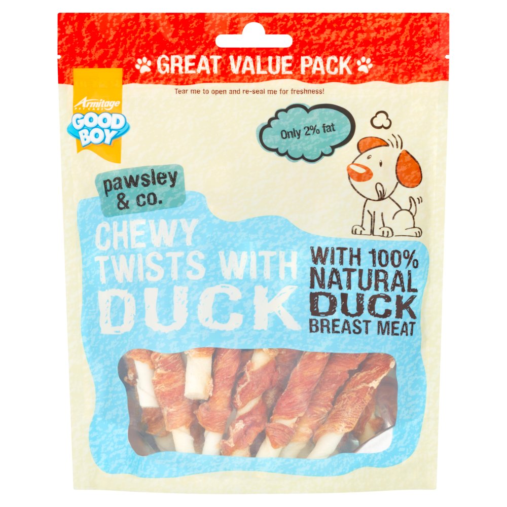 Good Boy Pawsley & Co. Chewy Twists with Duck 320g (Pack of 1)