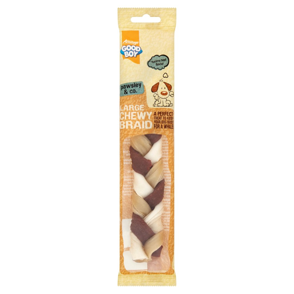 Good Boy Pawsley & Co. Large Chewy Braid 90g  (Pack of 1)