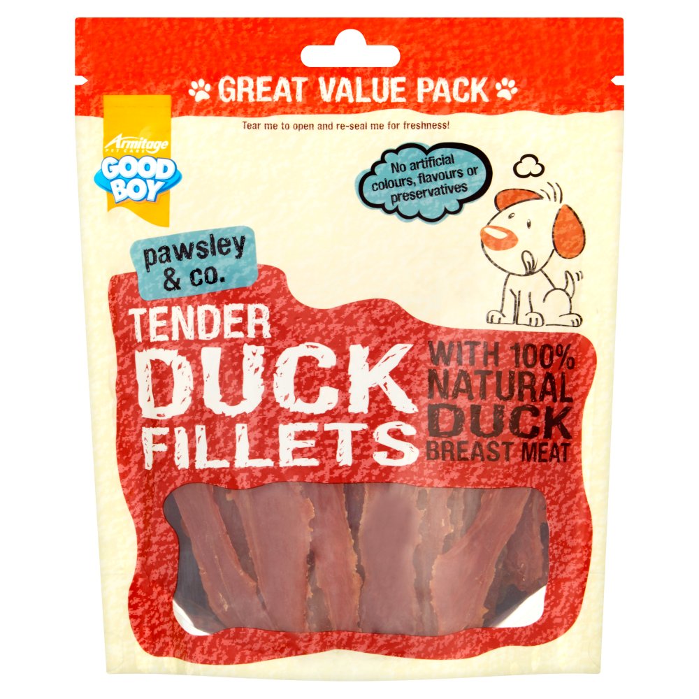 Good Boy Pawsley & Co. Tender Duck Fillets 320g (Pack of 3)