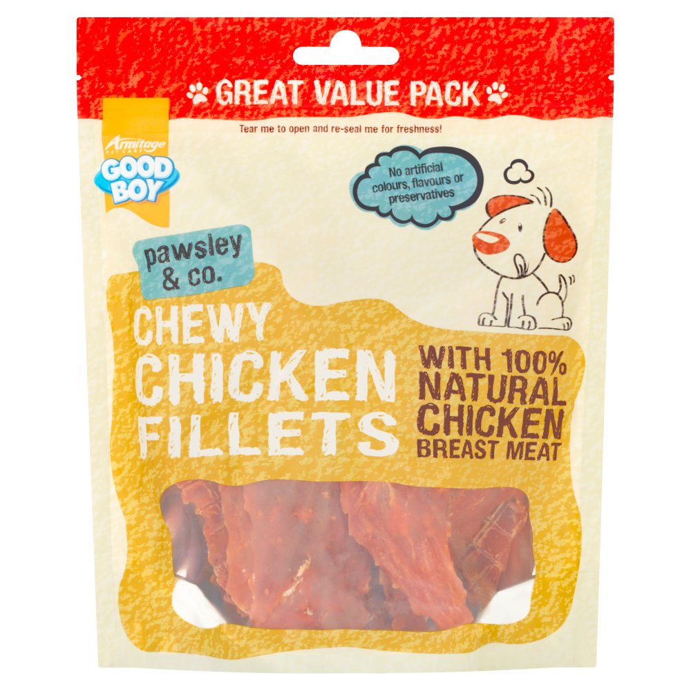 Good Boy Pawsley & Co. Chewy Chicken Fillets 320g (Pack of 1)