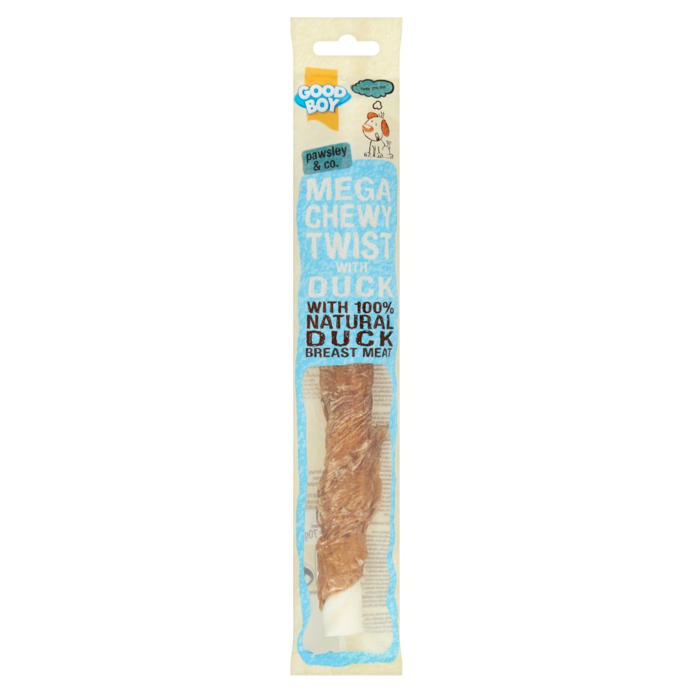 Good Boy Pawsley & Co. Mega Chewy Twist with Duck 70g (Pack of 1)