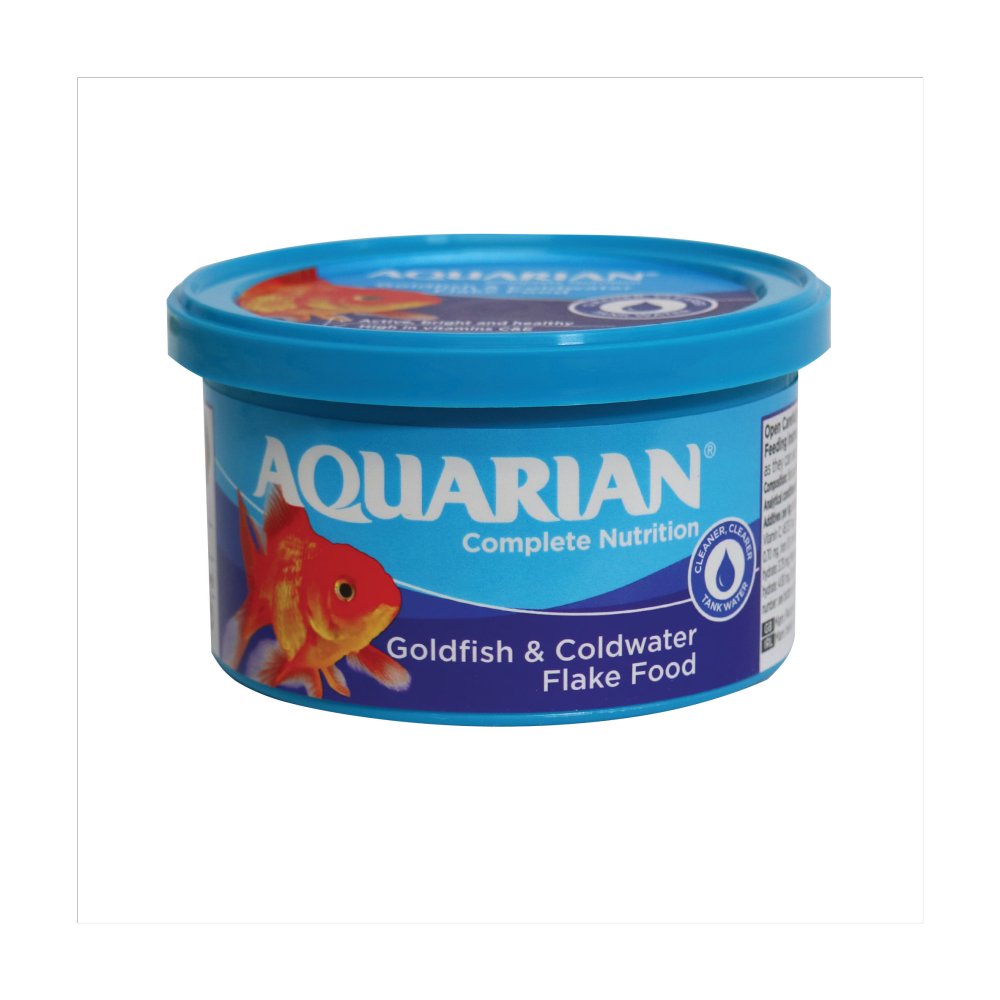 Aquarian Goldfish Food Flakes 25g (Pack of 1)