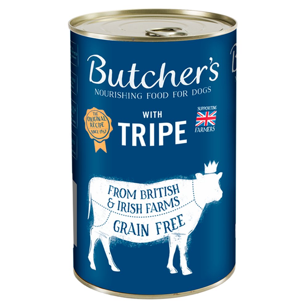 Butcher's Tripe Wet Dog Food Tin 1200g (Pack of 6)