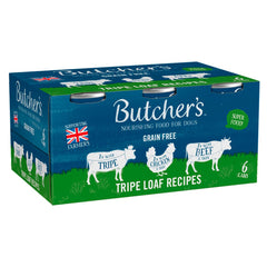 Butcher's Tripe Loaf Recipes Wet Dog Food Tins 6 x 400g (Pack of 4)