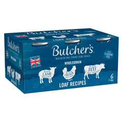 Butcher's Loaf Recipes Wet Dog Food Tins 6 x 390g (Pack of 1)