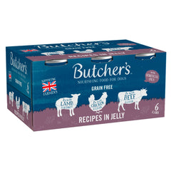 Butcher's Recipes in Jelly Dog Food Tins 6 x 400g (Pack of 4)