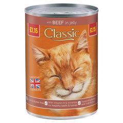 Classic with Beef in Jelly 400g (Pack of 12) - Hungry Tails