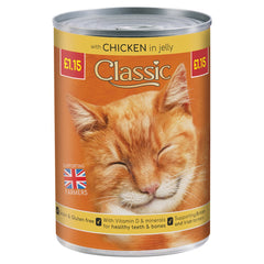 Classic with Chicken in Jelly 400g (Pack of 12) - Hungry Tails