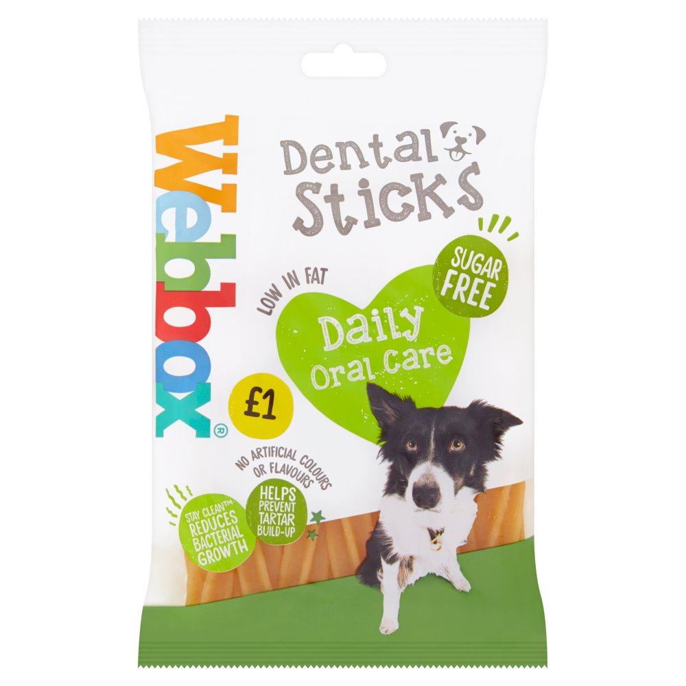 Webbox Dental Sticks 7 Sticks 180g (Pack of 10) - Hungry Tails