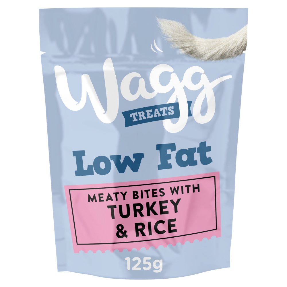 Wagg Low Fat Treats Turkey & Rice 125g (Pack of 7) - Hungry Tails