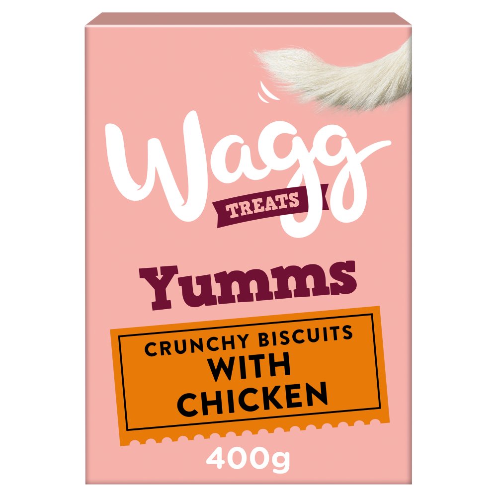 Wagg Yumms Treats Chicken 400g (Pack of 5)