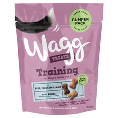 Wagg Training Treats with Beef, Chicken & Lamb 500g (Pack of 5)