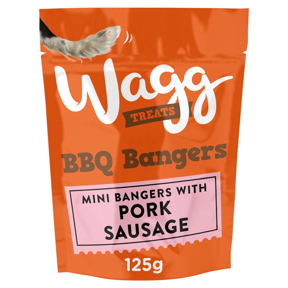 Wagg Treats BBQ Bangers 125g (Pack of 7) - Hungry Tails