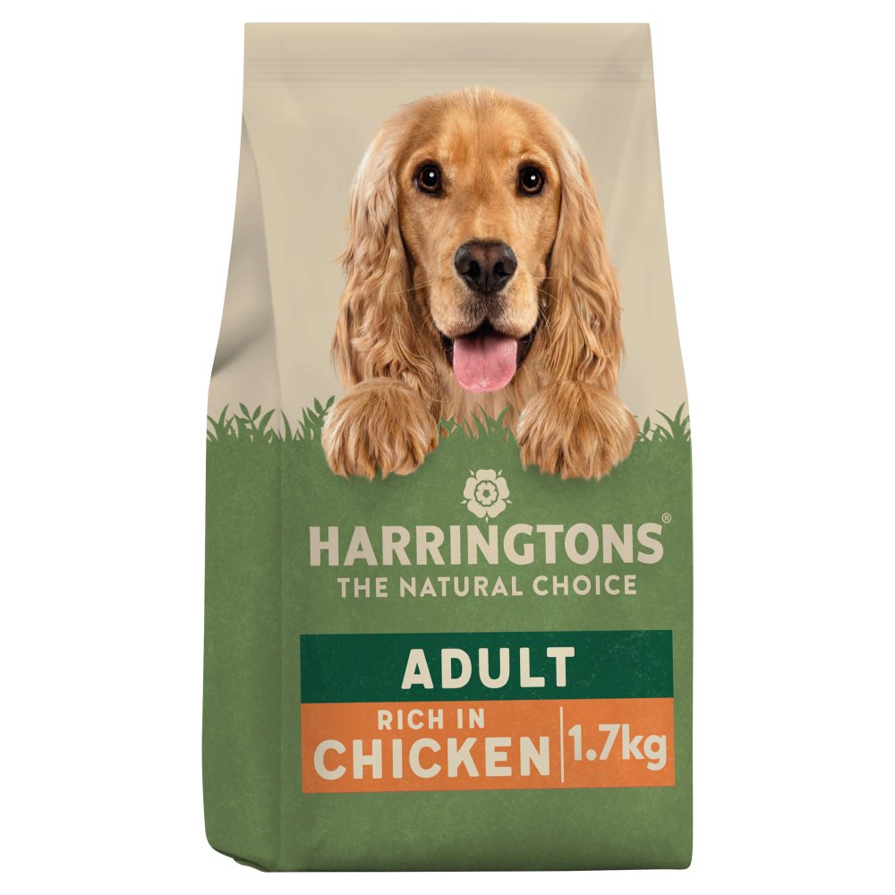 Harringtons Rich in Chicken & Rice Dry Adult Dog Food 1.7kg (Pack of 4) - Hungry Tails