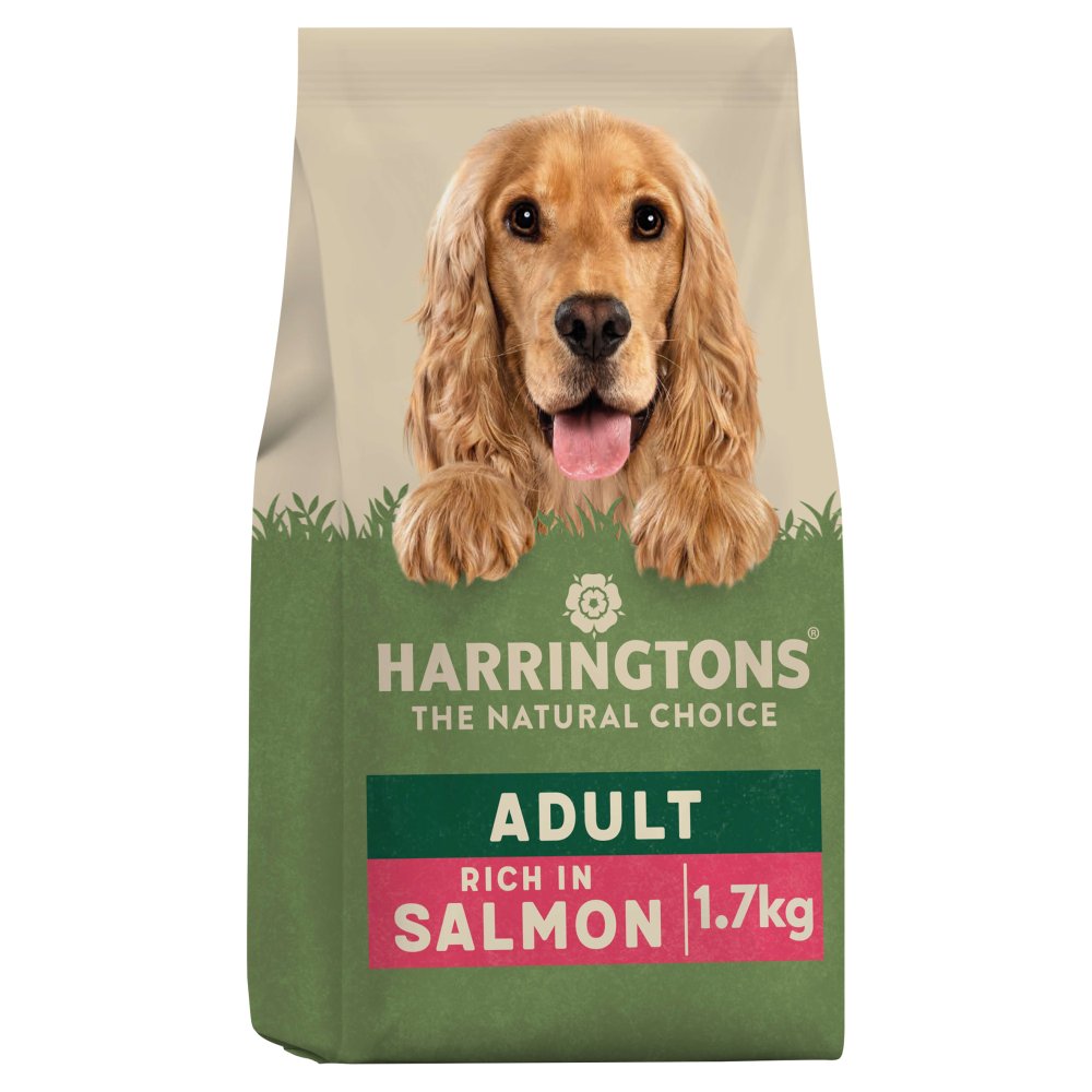 Harringtons Rich in Salmon & Potato Dry Adult Dog Food 1.7kg (Pack of 1) - Hungry Tails