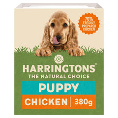 Harringtons Chicken with Potato & Vegetables Wet Puppy Food Tray 380g (Pack of 8)