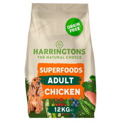 Harringtons Superfoods Dry Adult Dog Food Chicken & Veg 12kg  (Pack of 1)