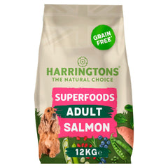 Harringtons Superfoods Dry Adult Dog Food Salmon & Veg 12kg (Pack of 1)