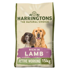 Harringtons Lamb & Rice Active Working Dog Food 15kg (Pack of 1)