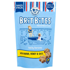 Laughing Dog Farm Bakery Brit Bites with Banana, Honey & Oats 175g (Pack of 7)