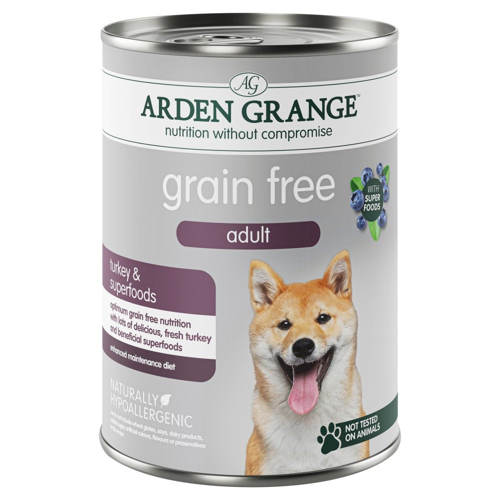 Arden Grange Grain Free Adult Turkey & Superfoods 395g
