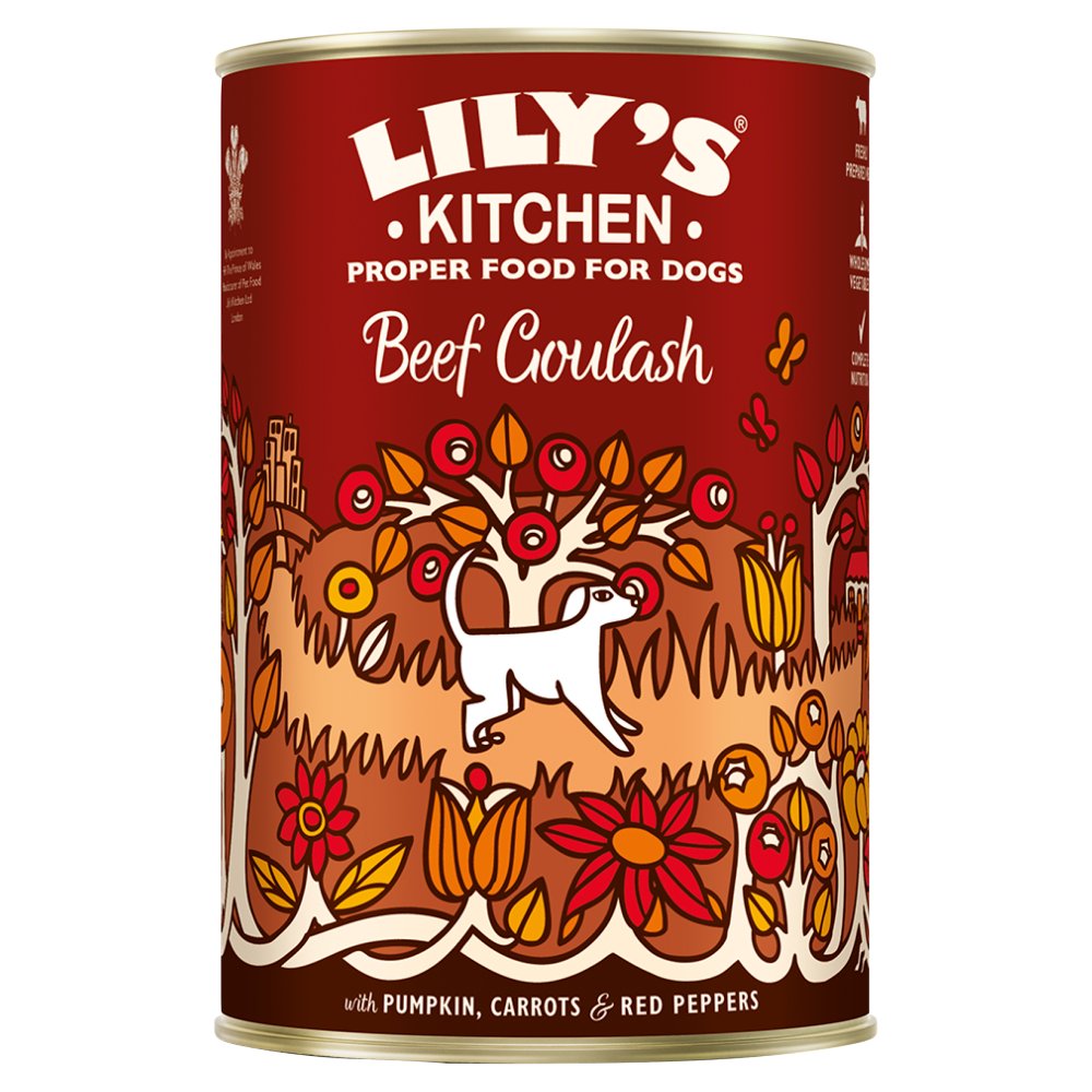 Lily's Kitchen Proper Food for Dogs Beef Goulash 400g (Pack of 6)