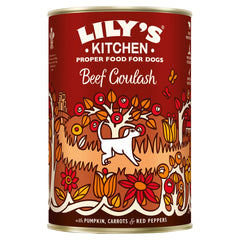 Lily's Kitchen Proper Food for Dogs Beef Goulash 400g (Pack of 6)