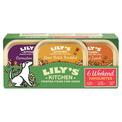 Lily's Kitchen Weekend Favourites Wet Dog Food 6 x 150g (Pack of 4)