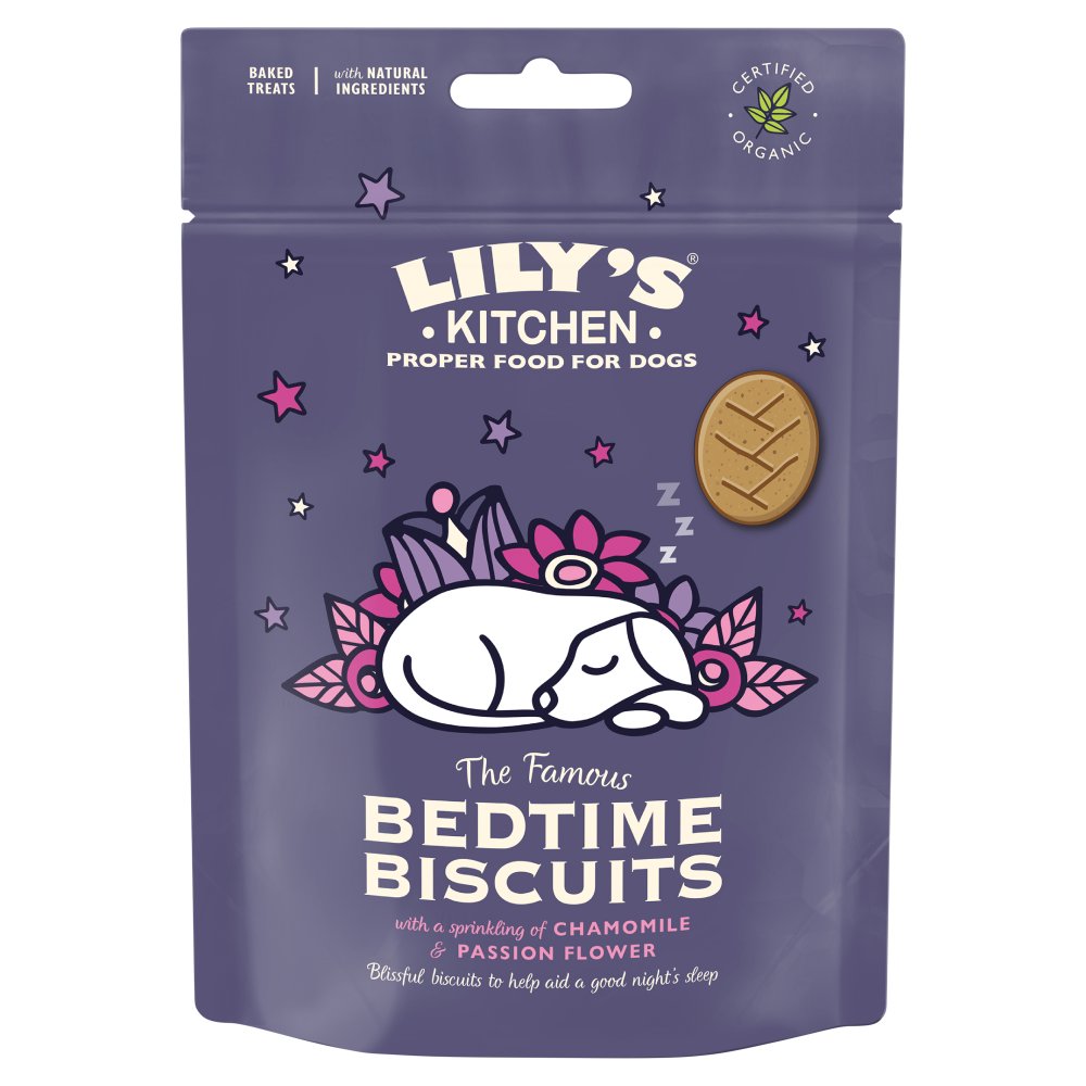 Lily's Kitchen Bedtime Biscuits Dog Treats 80g (Pack of 8)