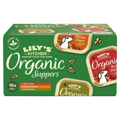 Lily's Kitchen Organic Suppers Tray Multipack Adult Wet Dog Food 10 x 150g