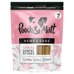 Pooch & Mutt Hemp & Sage Calming Dental Sticks 251g (Pack of 1)