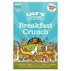 Lily's Kitchen Breakfast Crunch Chicken with Turkey, Fruit & Yoghurt Complete Adult Dry Food 800g (Pack of 6)