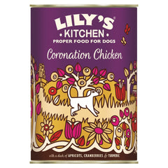 Lily’s Kitchen Coronation Chicken Adult Wet Dog Food 400g (Pack of 6)