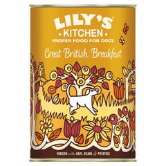 Lily's Kitchen Great British Breakfast Adult Wet Dog Food 400g  (Pack of 6)