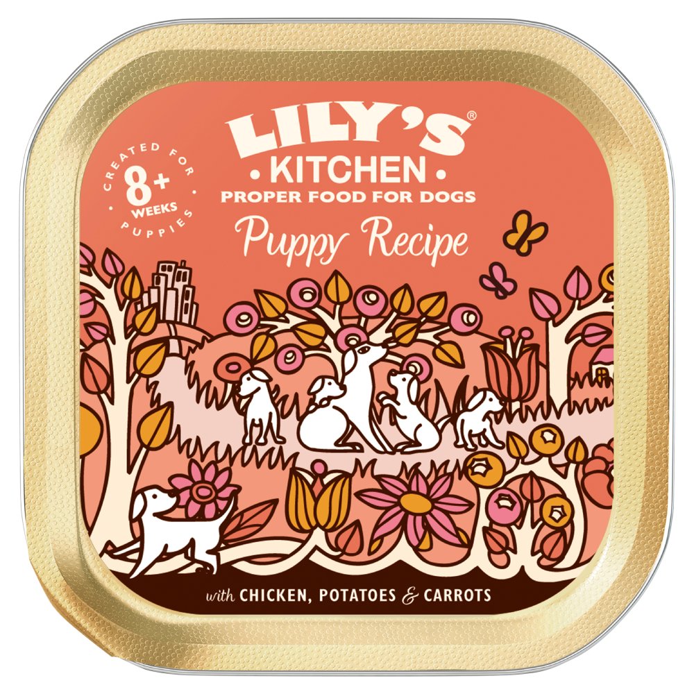 Lily's Kitchen Puppy Recipe with Chicken Wet Food 150g (Pack of 12)