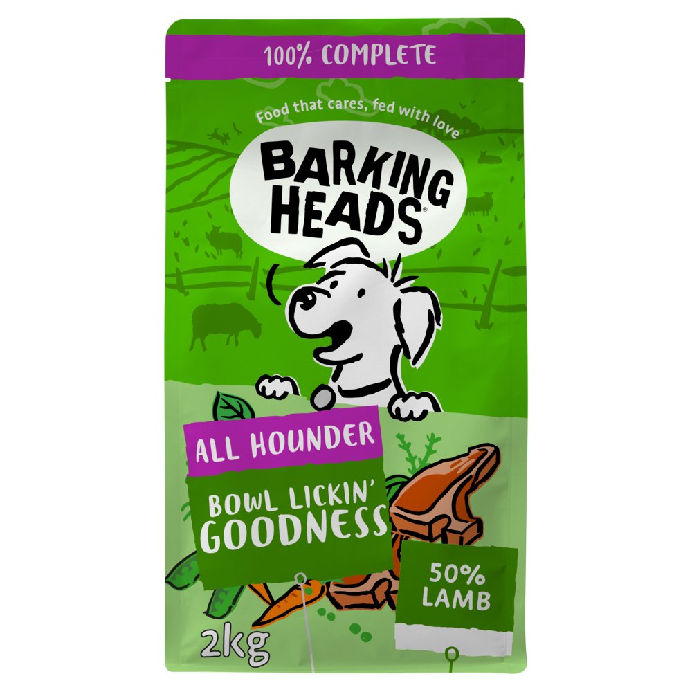 Barking Heads Bowl Lickin' Goodness Lamb with Rice 2kg (Pack o f 1)