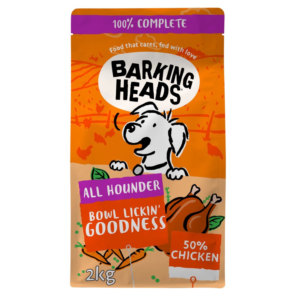 Barking Heads Bowl Lickin' Chicken with Rice 2kg (Pack o f 1)